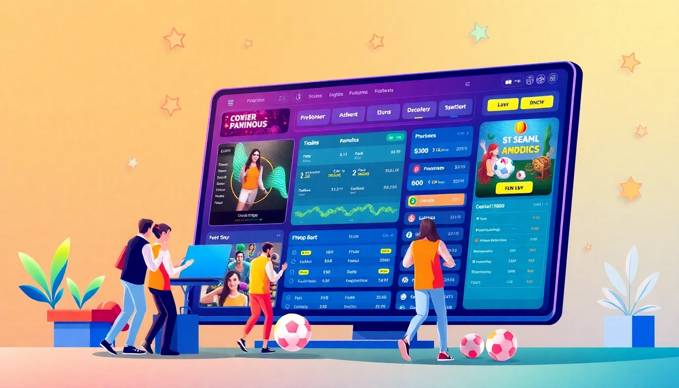 Engaging online betting promotions on Deneme bonusu veren siteler 2025, showcasing vibrant interfaces and user interactions.