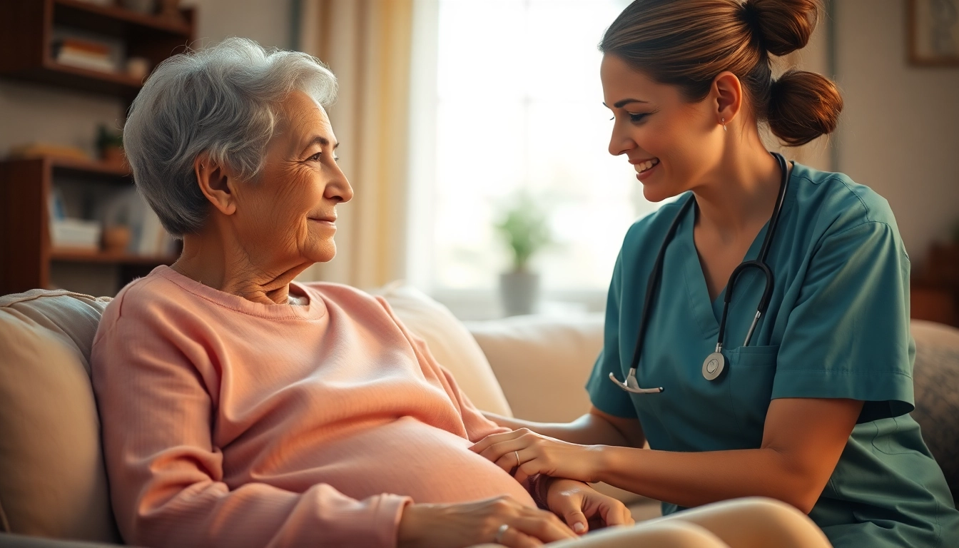 Engaging in effective werbung pflegedienst by showcasing compassionate elderly care through personal interaction.