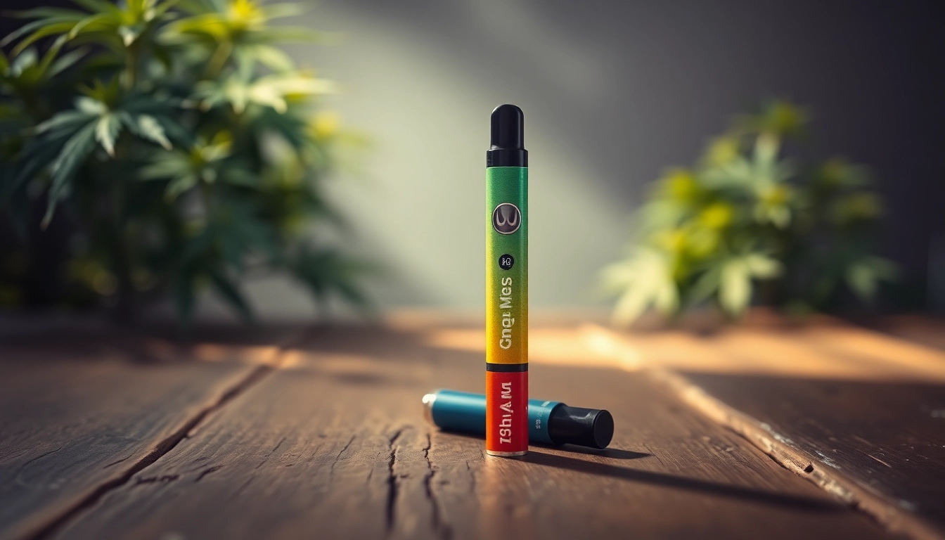 Showcase Muha Meds 2g disposable vape pen with vibrant packaging on a rustic surface, highlighting premium quality.