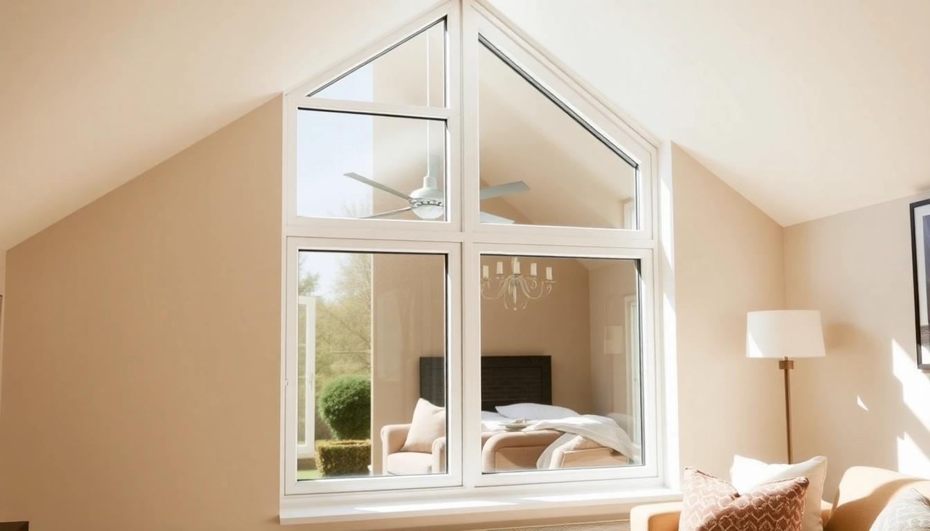 Enhance your home with energy-efficient windows Manchester, showcasing a sleek design and natural lighting.