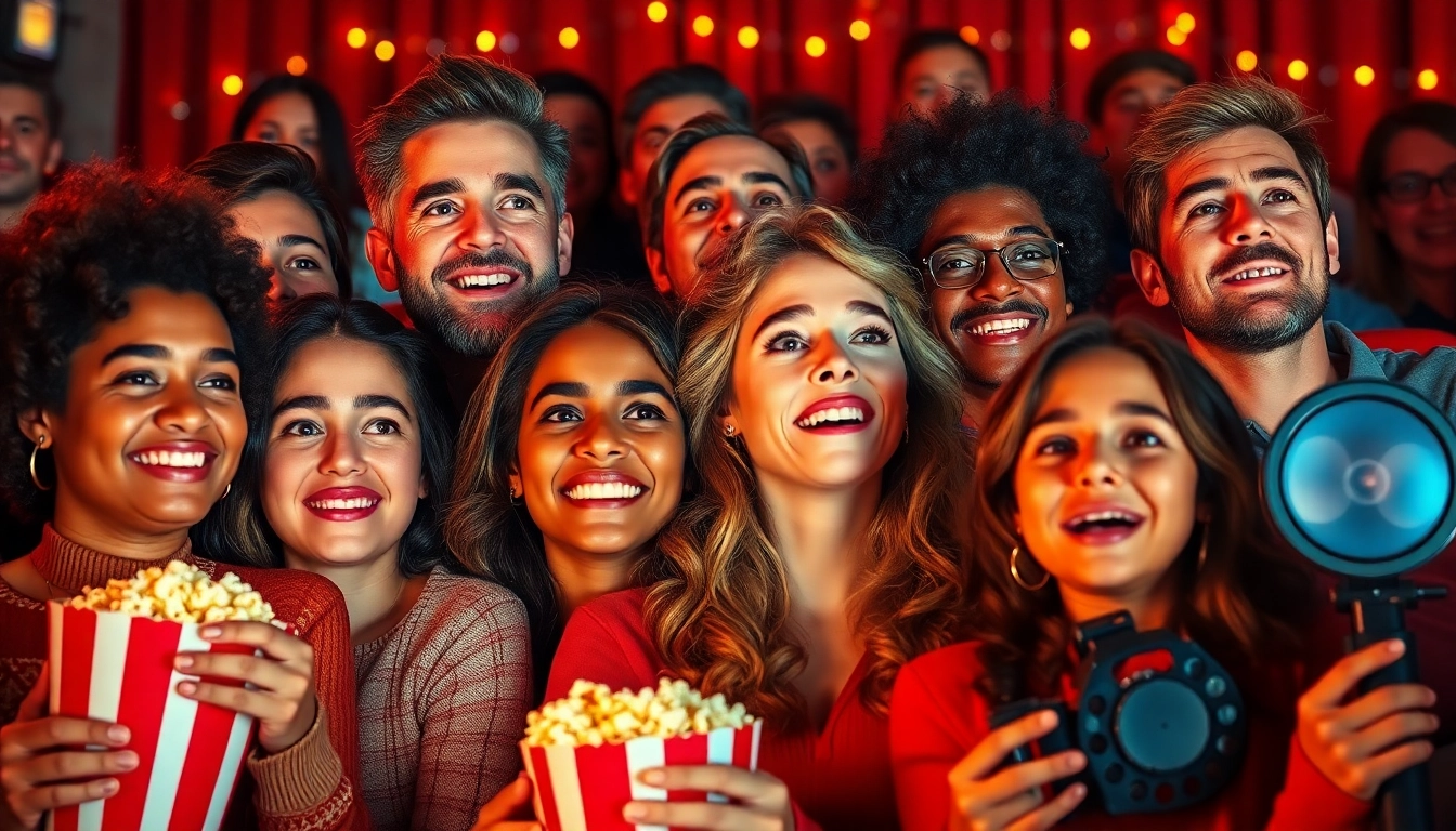 Enjoy a captivating movie experience with movie reviews and ratings displayed on interactive screens.