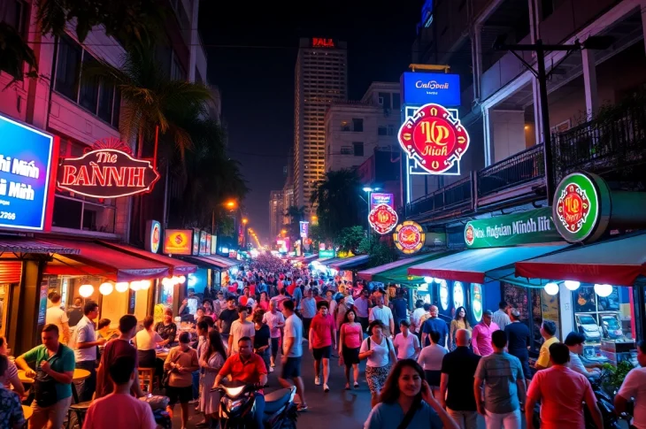 Experience the thrilling nightlife in Ho Chi Minh with 호치민 황제투어 후기 highlights in vibrant street scenes.