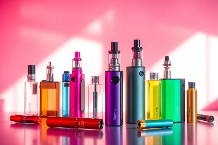 Showcase Dummy Vapes precio with featured products highlighting vibrant colors and design.