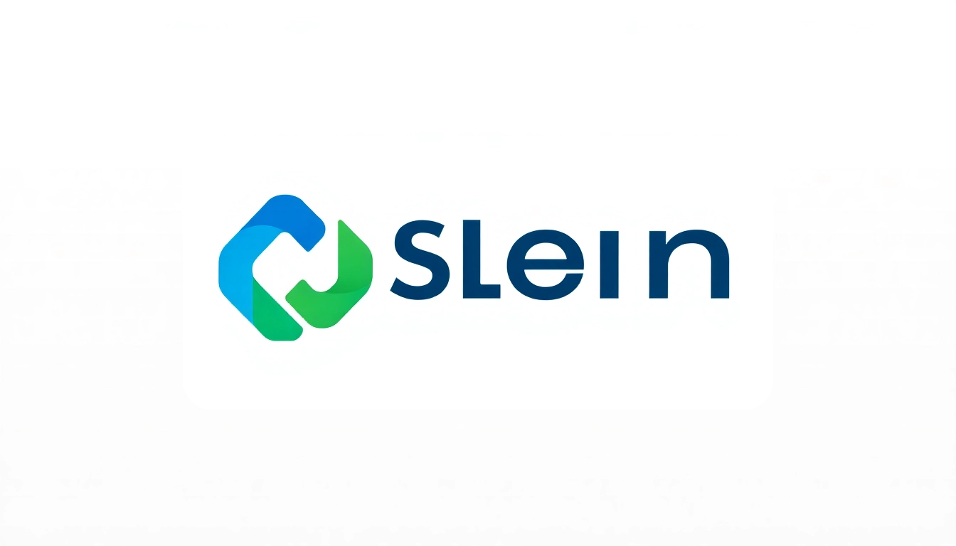 Create an impactful Custom Logo Design featuring modern abstract shapes in blue and green tones, perfect for branding.