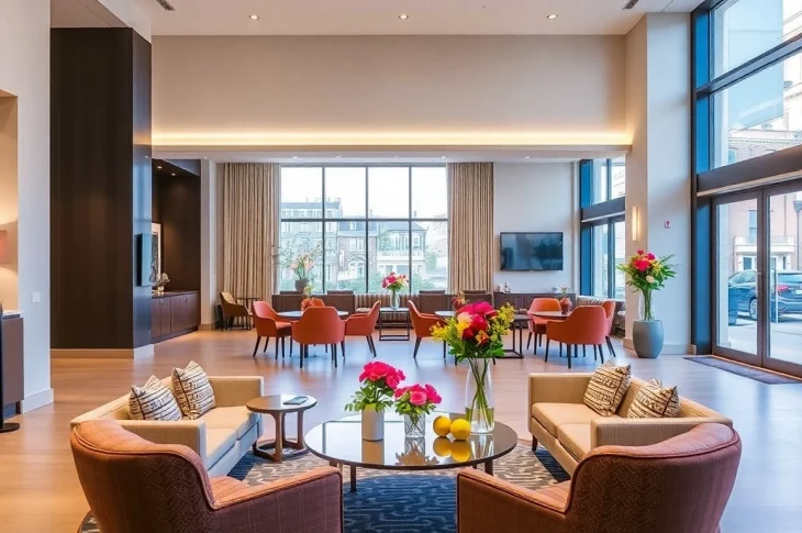 Experience the elegance of Bloomsbury Residences with its modern decor and inviting ambiance for your stay.