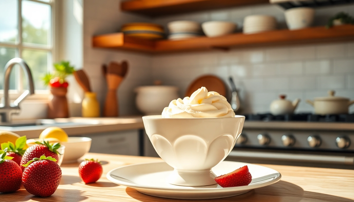 Effortlessly create whipped desserts with a cream charger Singapore, showcasing cream and equipment.
