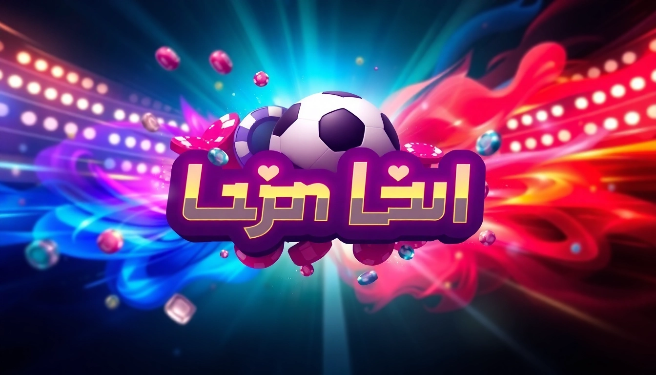 Engage with بت فوروارد: A dynamic digital logo featuring sports and casino elements, highlighting excitement and energy.
