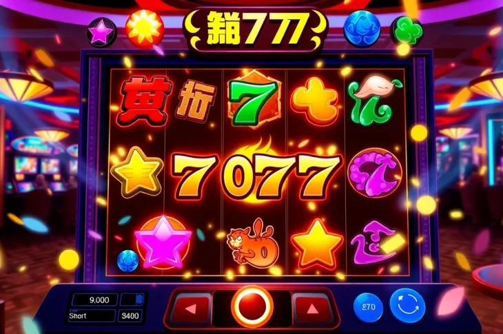 Experience the thrilling สล็อต777 online slot games with captivating visuals and exciting gameplay options.