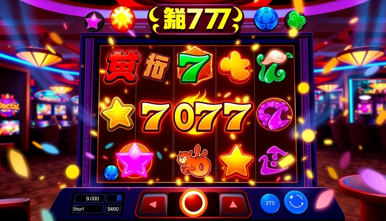 Experience the thrilling สล็อต777 online slot games with captivating visuals and exciting gameplay options.