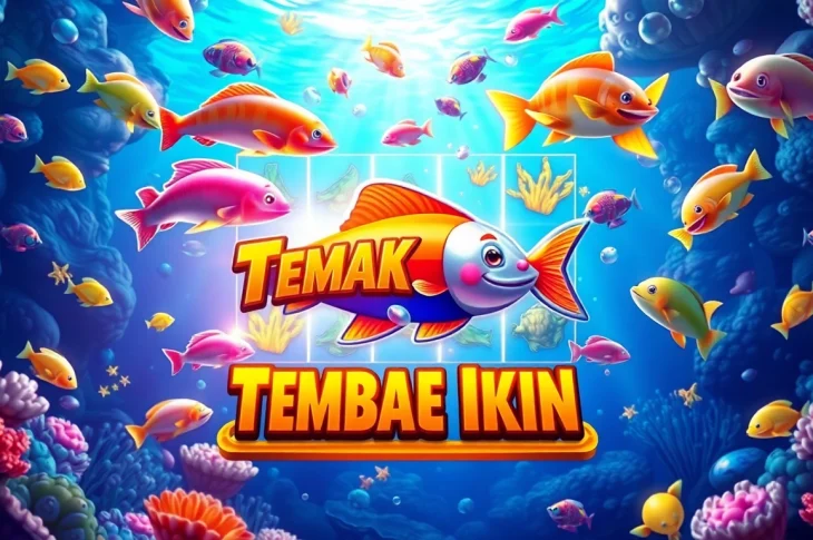 Engage in slot tembak ikan online with colorful fish and exciting gameplay elements.