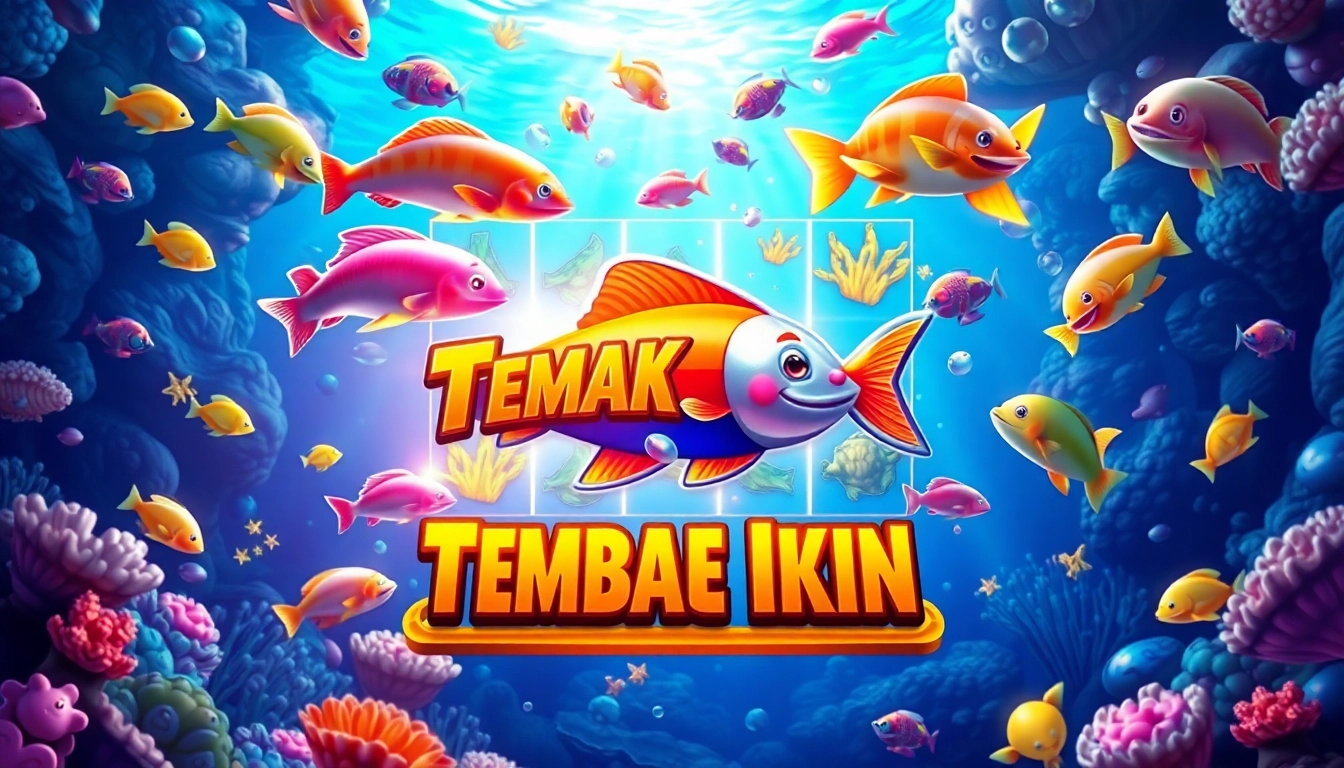 Engage in slot tembak ikan online with colorful fish and exciting gameplay elements.