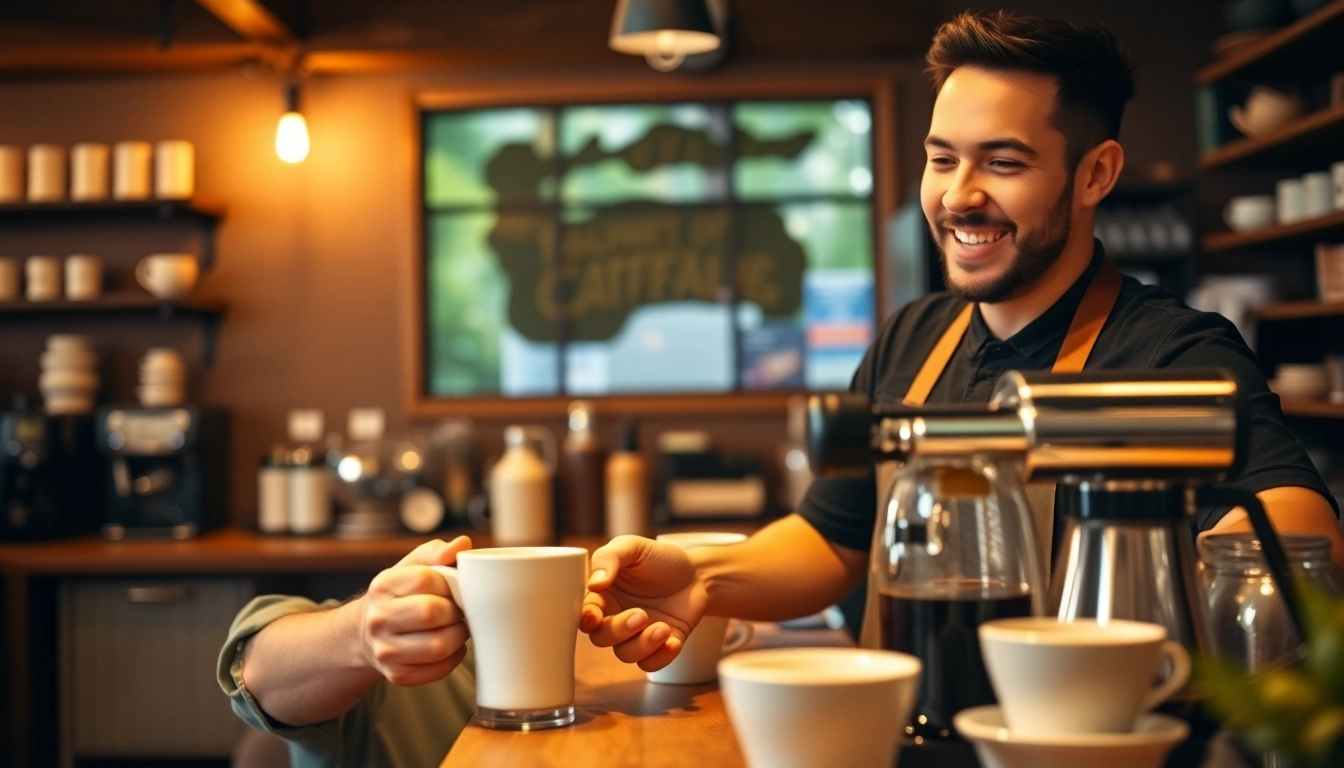 Pouring rich Single Origin Coffee Beans into a stylish cup, highlighting its unique flavor profile.