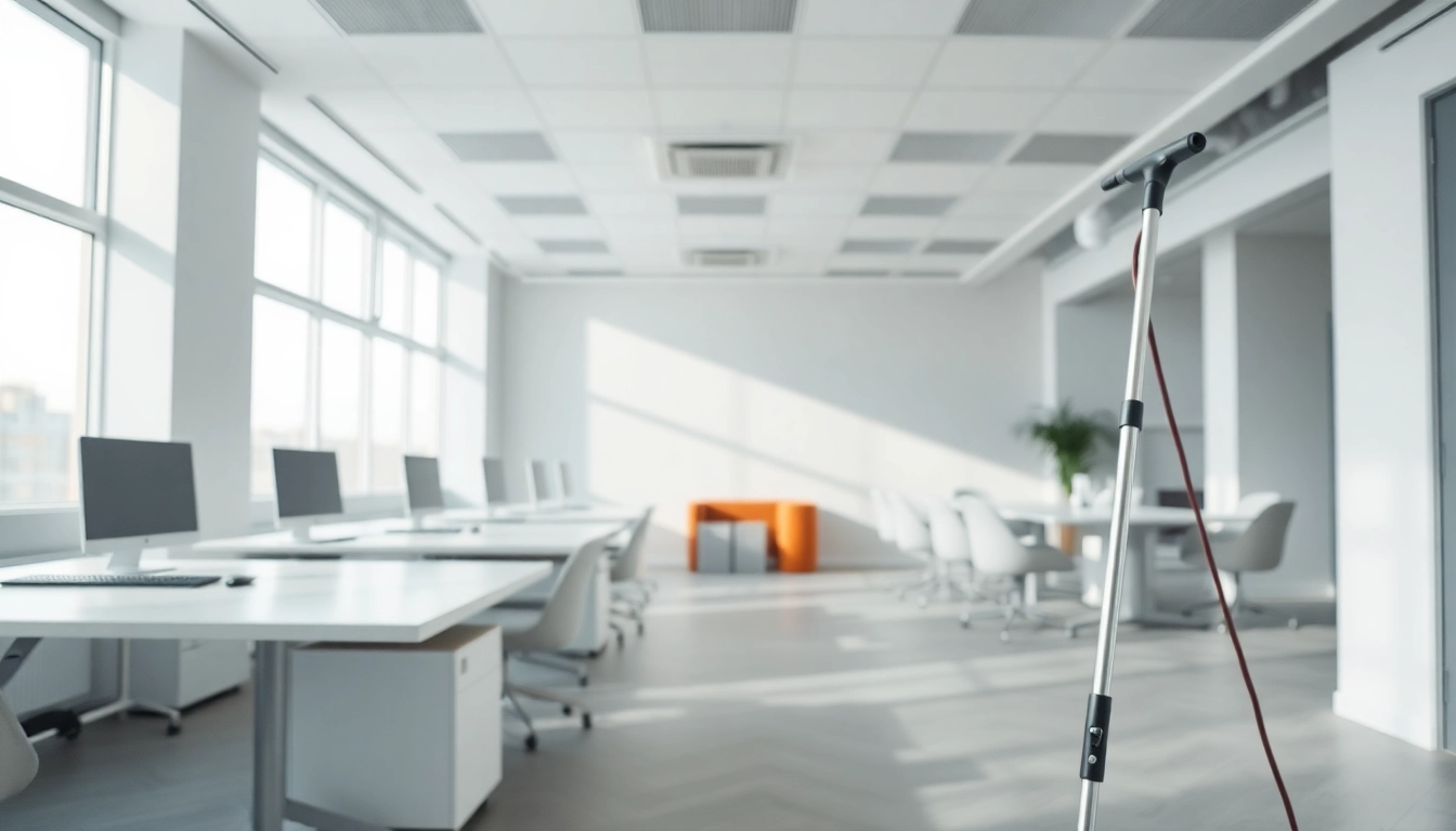 Efficient Jacksonville commercial cleaning service rejuvenating an office environment with expert care.