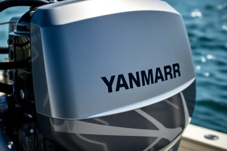 Showcasing the YANMAR 6LF530 INBOARD DIESEL ENGINE SALE! featuring intricate details and durable components.