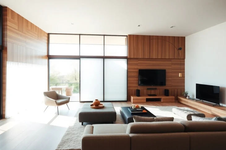 Transform your space with a sliding partition wall that seamlessly blends functionality and style.