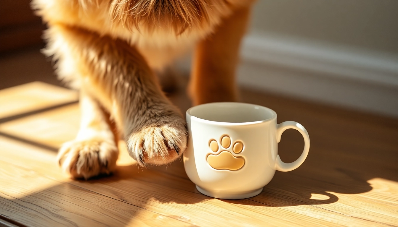 Paw cleaning cup effectively cleans a dog's paws, demonstrating convenience and ease of use.