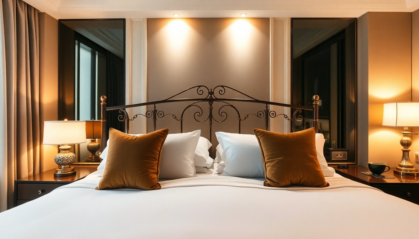 Stylish hotel bed frames showcasing modern designs for ultimate comfort and aesthetic appeal.