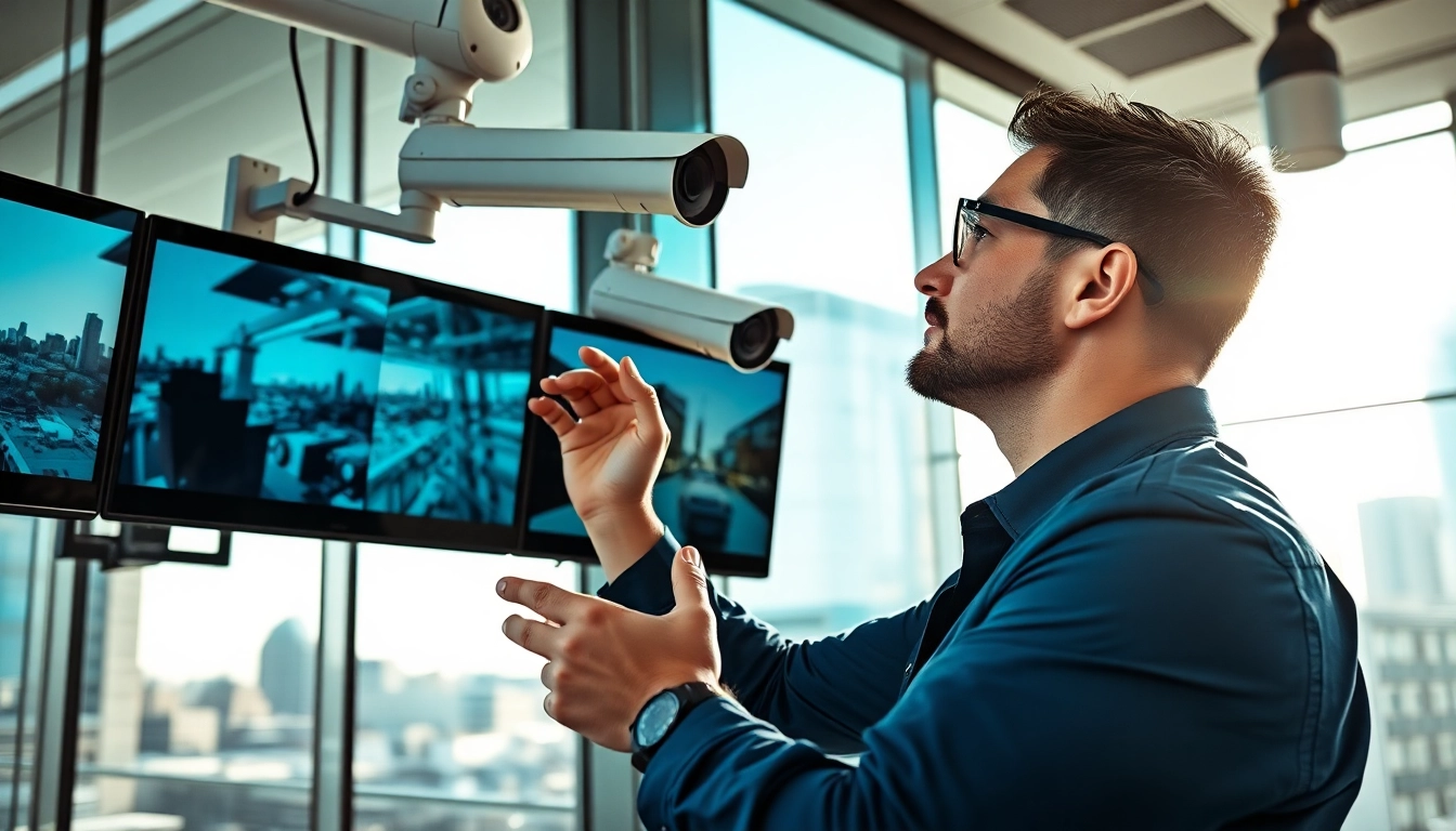 Enhance your edmonton tech security with professional surveillance monitoring in a modern office.