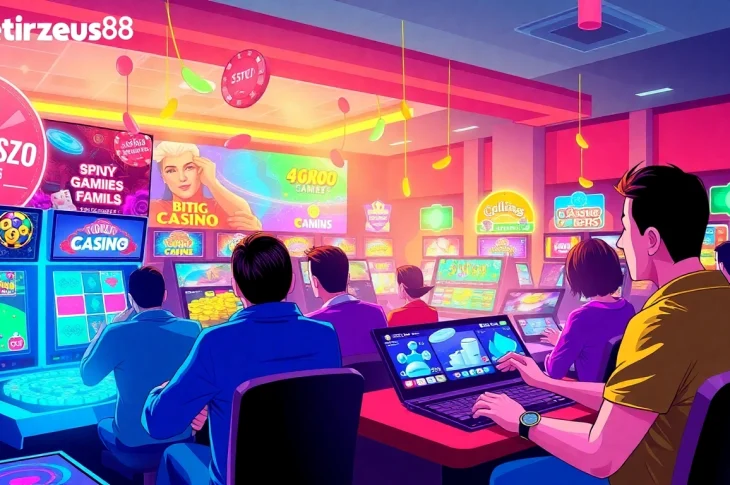 Play thrilling games at petirzeus88, the ultimate online gambling platform showcasing vibrant casino experiences.