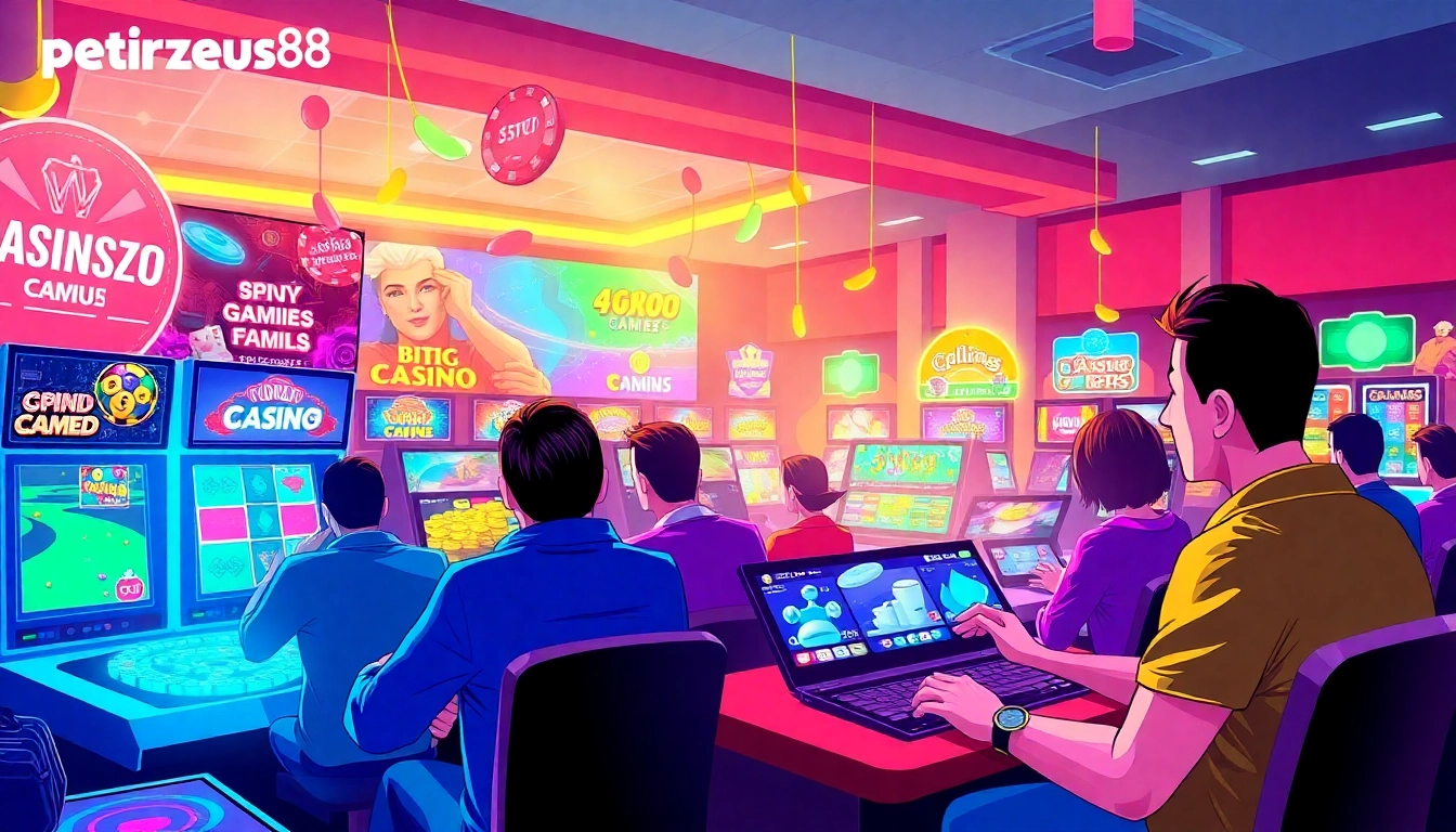 Play thrilling games at petirzeus88, the ultimate online gambling platform showcasing vibrant casino experiences.
