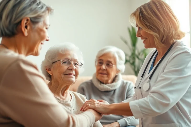Compassionate senior caregivers Austin TX providing essential support to elderly individuals in a cozy home.