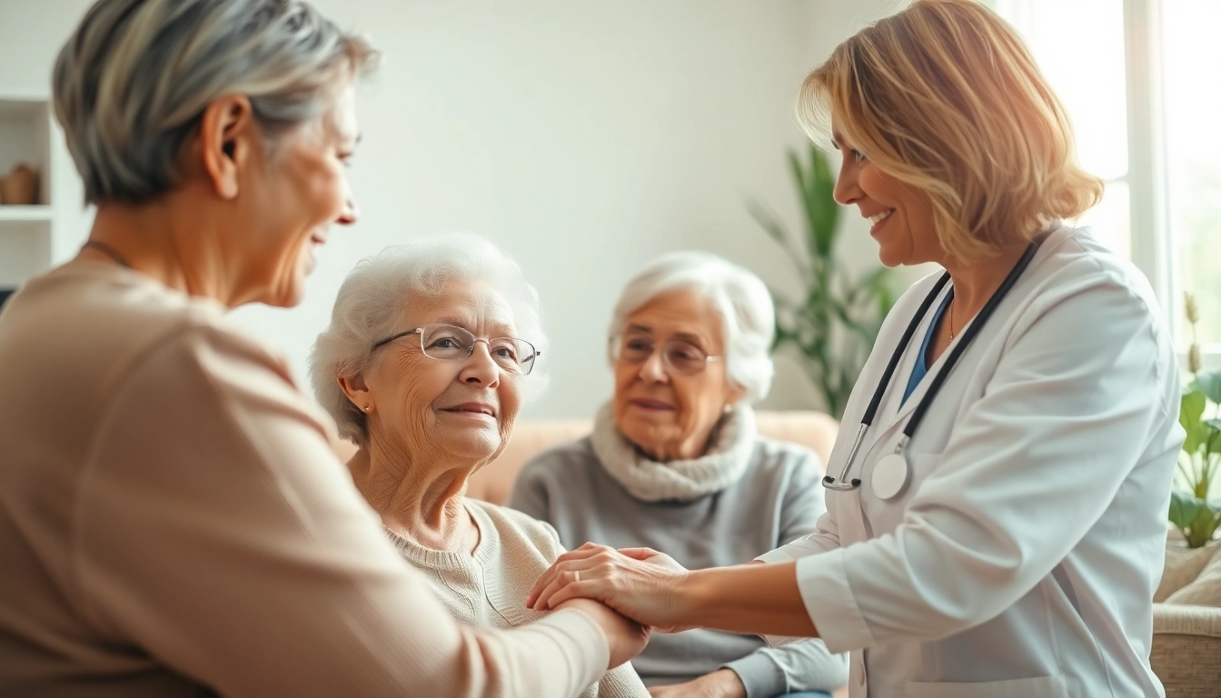Compassionate senior caregivers Austin TX providing essential support to elderly individuals in a cozy home.