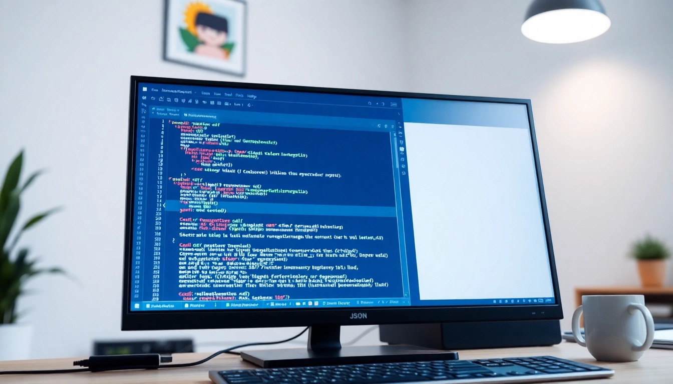 Edit JSON data effortlessly with an advanced json editor interface and clean workspace.