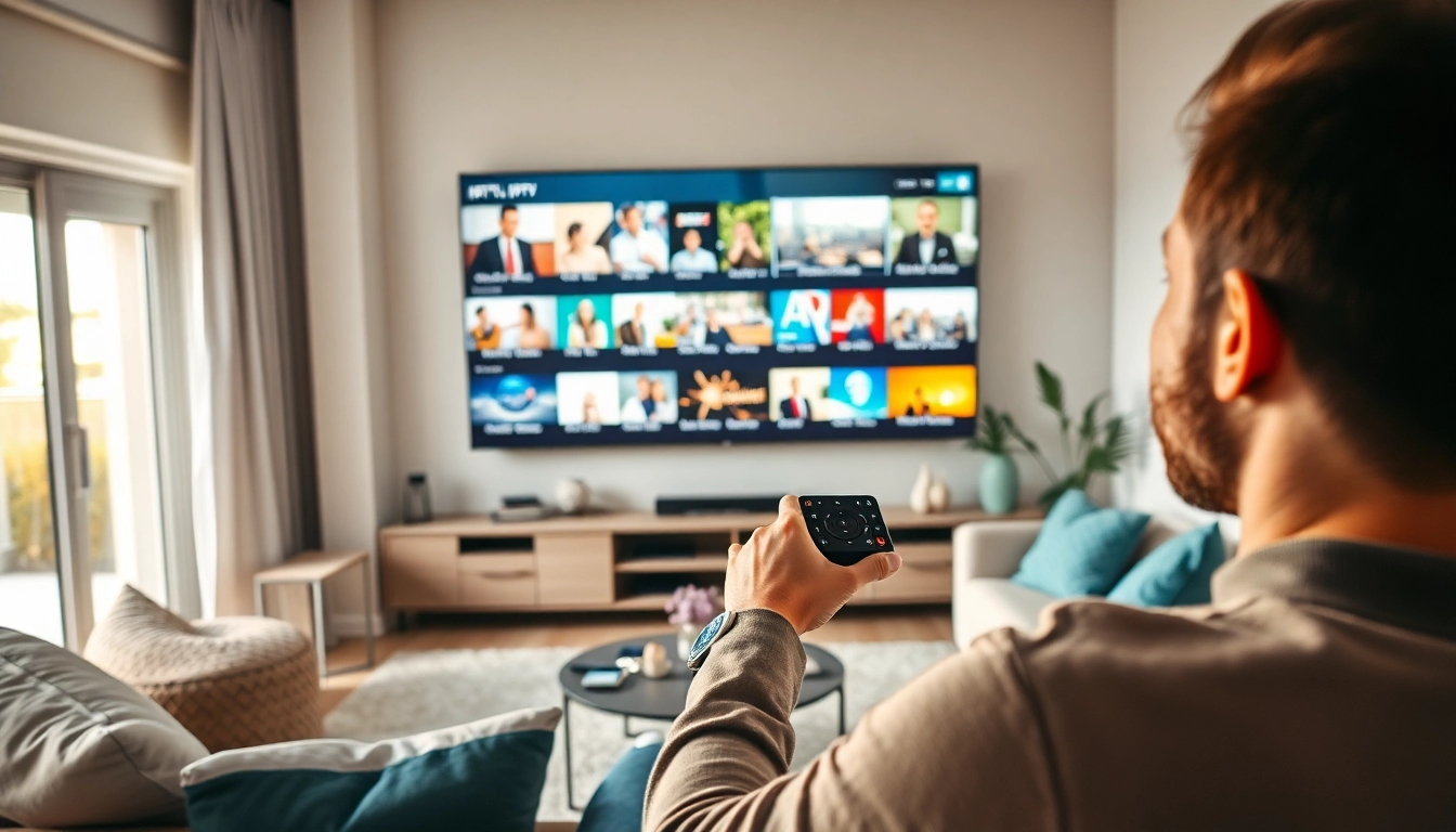 Experience the 24h iptv test with seamless streaming in a modern living room setup.