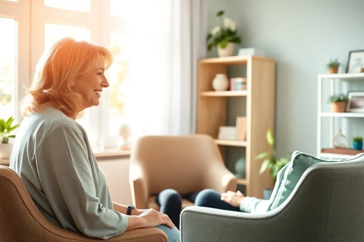 Engaging holistic life Coach UK providing personalized guidance in a calming environment.