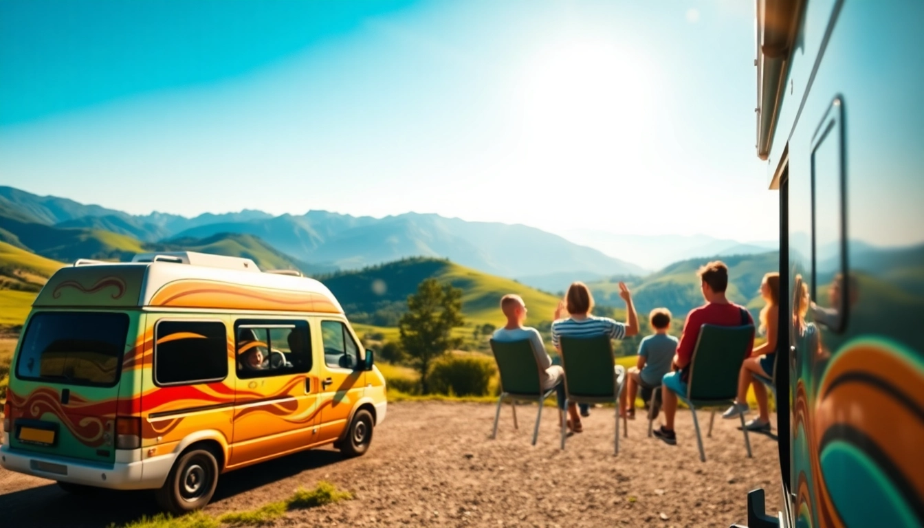 Experience JRP Campers in a stunning outdoor setting with a family on a road trip.