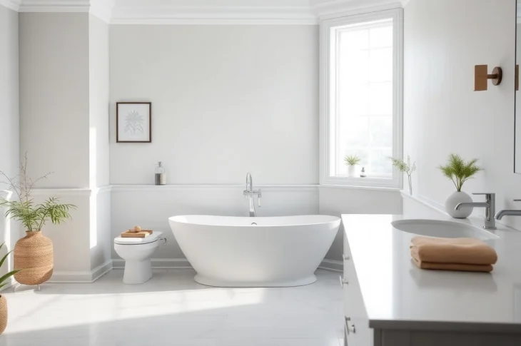 Transform your space with an affordable bathroom remodel featuring modern finishes and a cozy atmosphere.