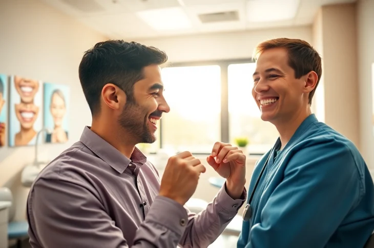 Engaging orthodontic clinic scene highlighting the care of orthodontic near me services.