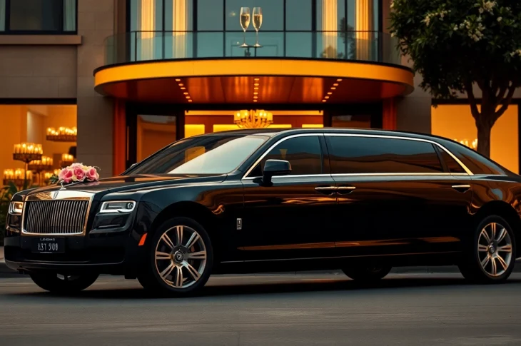 Experience premium car service atlanta with a luxurious limousine ready for stylish events.
