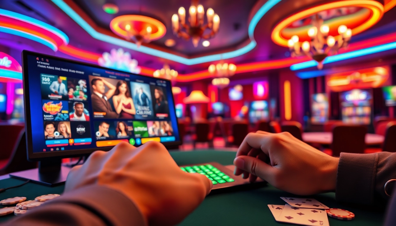 Experience Trusted Online Casino Malaysia 2025 through an immersive gaming environment with vibrant visuals.