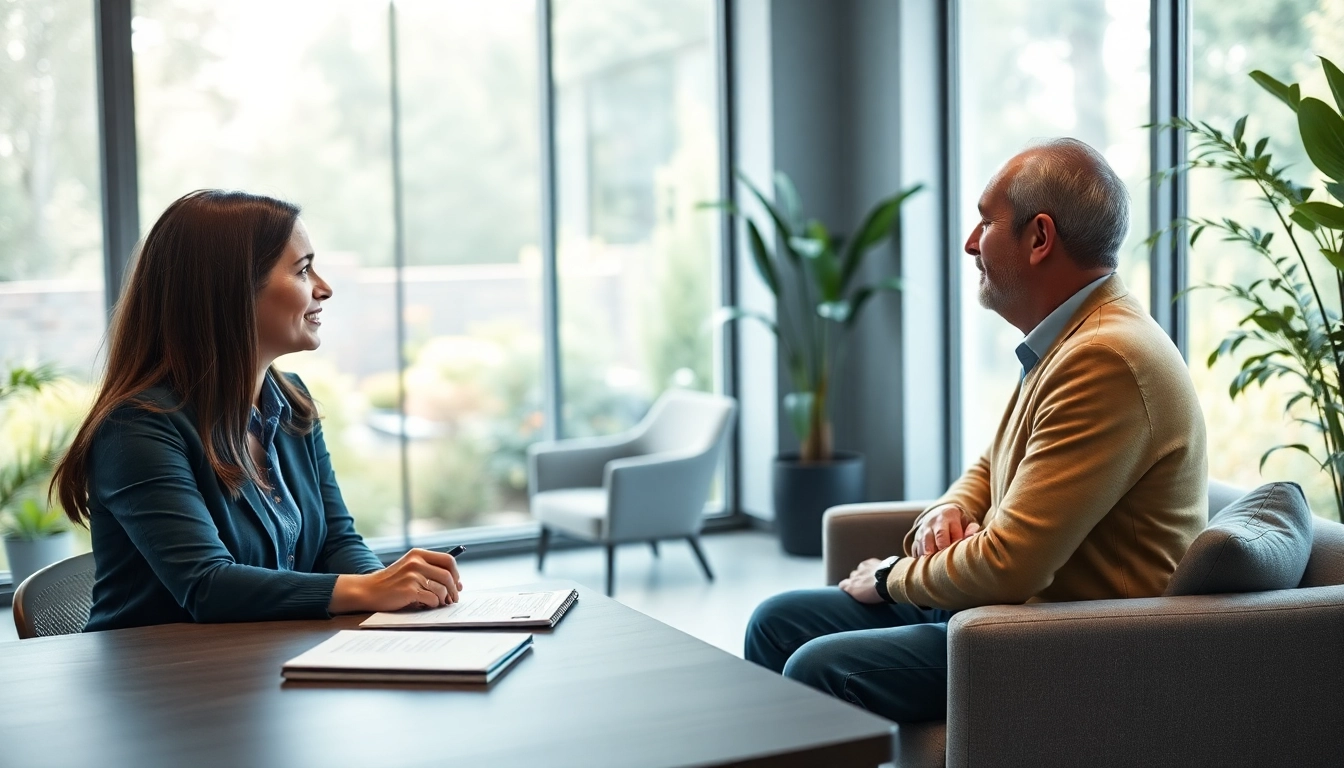 Engaging session with the best psychiatrist in dubai in a modern, calming office.