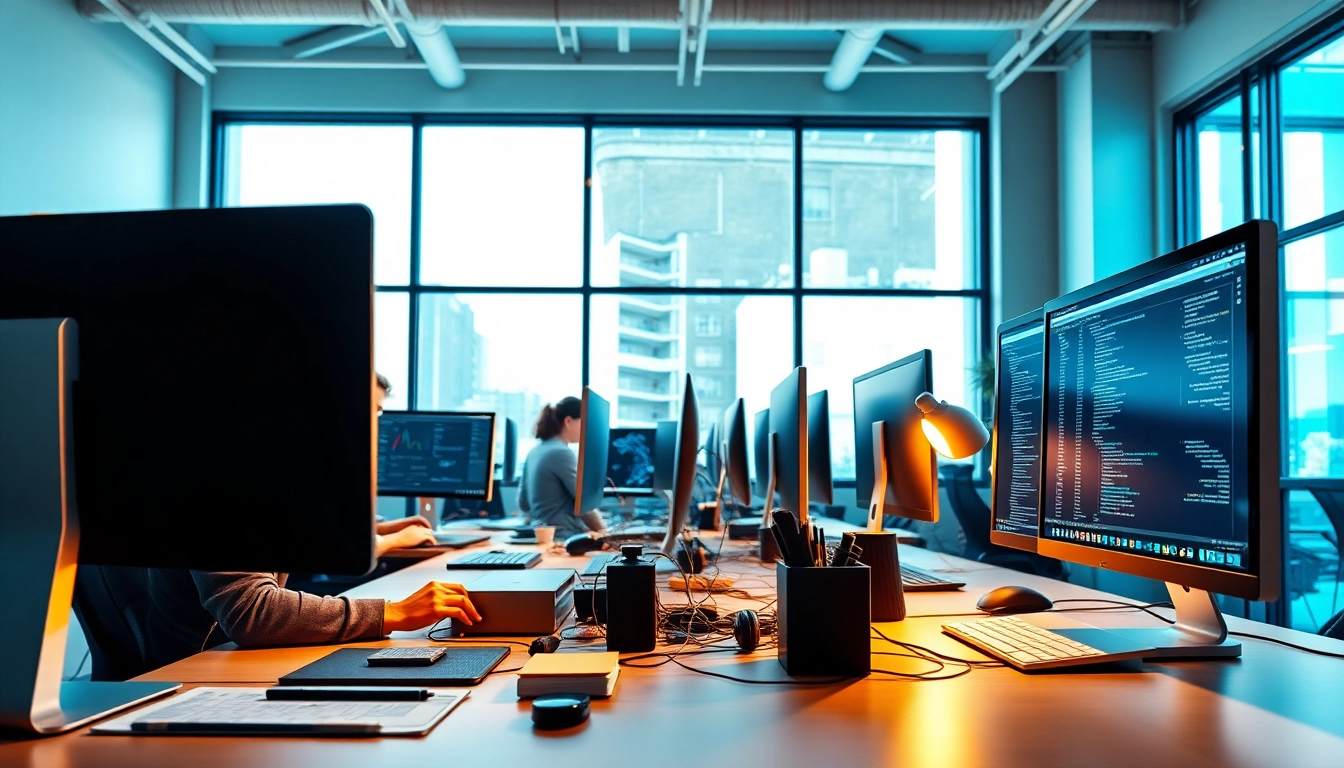 Création site internet Metz avec une équipe dynamique de développeurs et designers au travail.