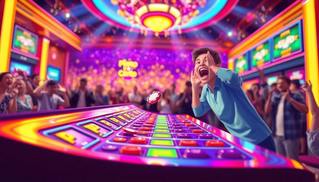 Plinko permainan menarik saat chip dijatuhkan di papan, menciptakan momen penuh antisipasi.