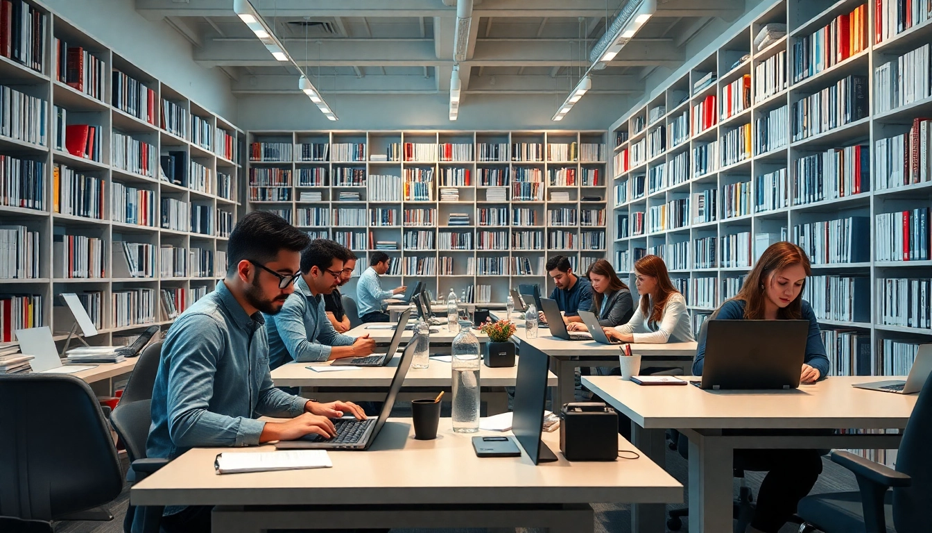 Collaborative team at Reverbtime Magazine's editorial office, engaged in creative discussions and writing.