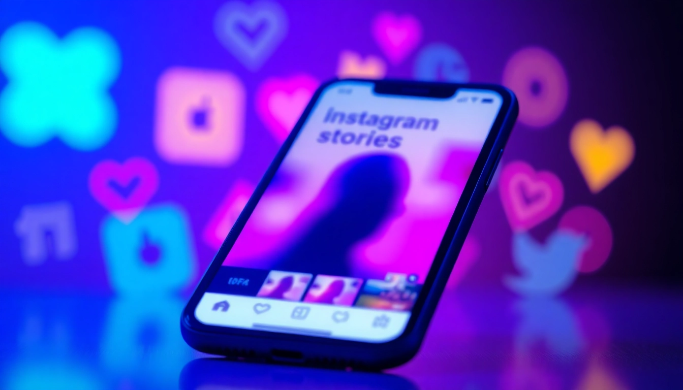 View Instagram stories anonymously through a smartphone interface showcasing privacy features.