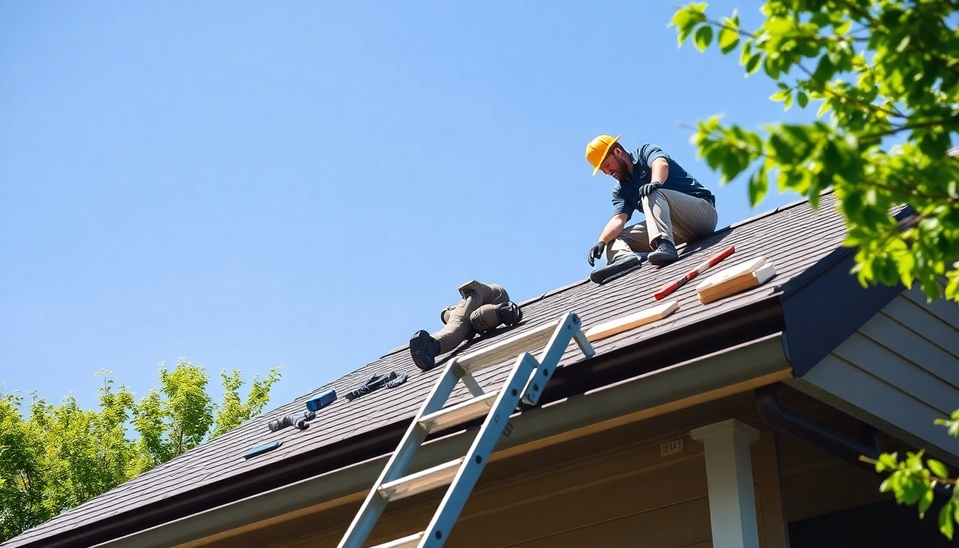 Roof Repair Vancouver Wa by a professional technician on a sunny day in Vancouver.