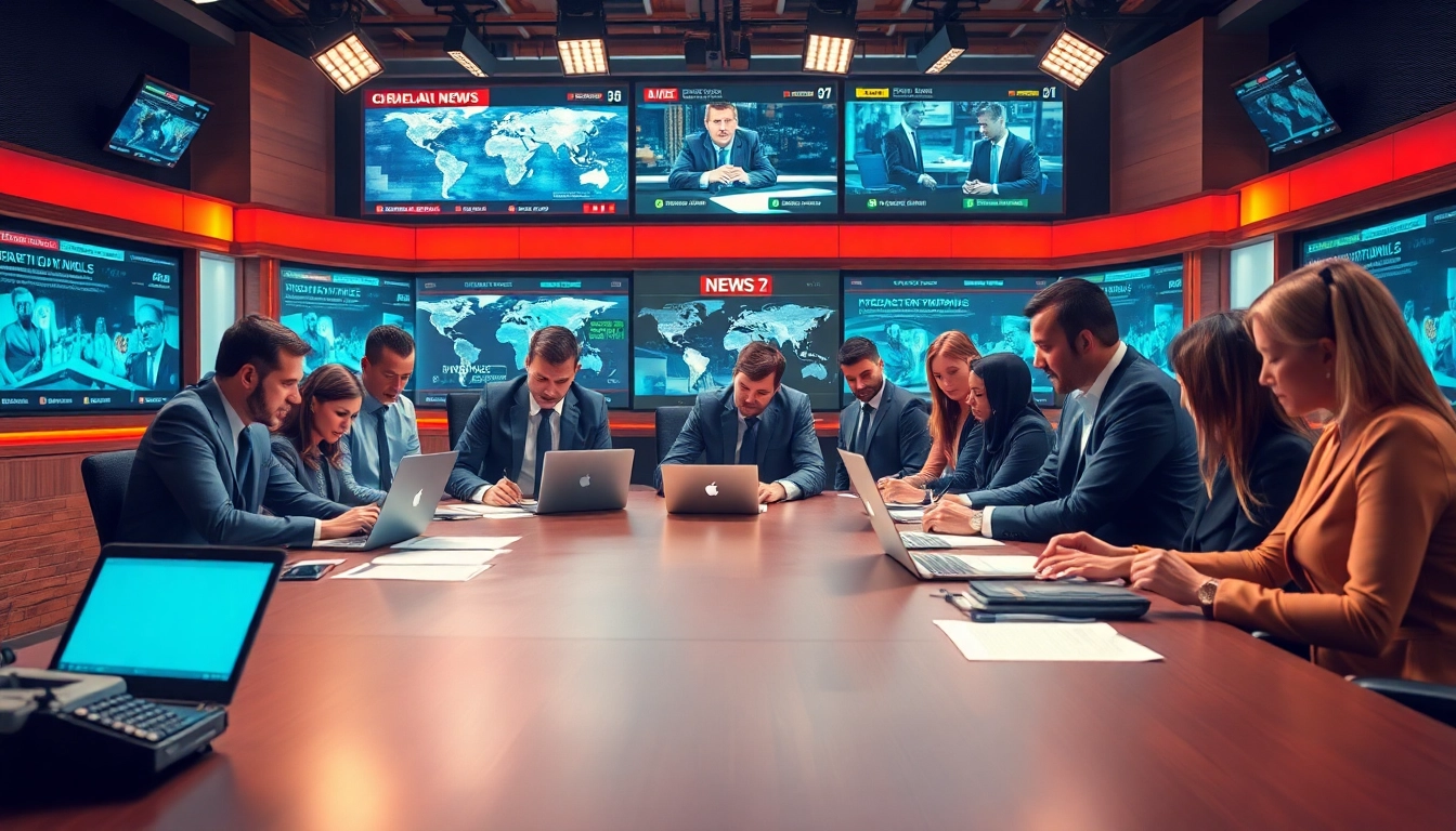 Provide news updates and stories at justnownews.press with a dynamic newsroom atmosphere.