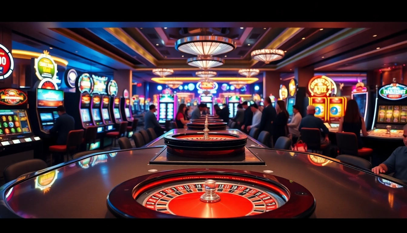Experience the excitement at a Trusted Online Casino Malaysia 2025 with vibrant gaming tables and thrilling atmosphere.