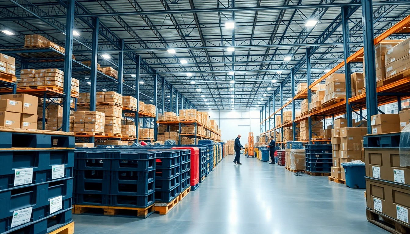 Showcase of contract warehousing for importers and distributors highlighting organized storage.