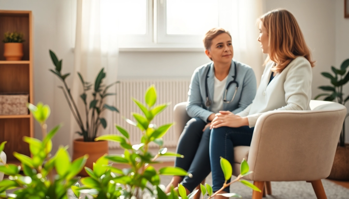 Guide client in healing trauma within a calm therapy setting, emphasizing support and safety.