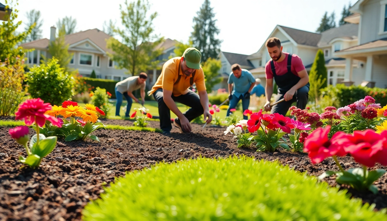 Transform your outdoor space with landscaping contractor Coquitlam services in a vibrant residential setting.