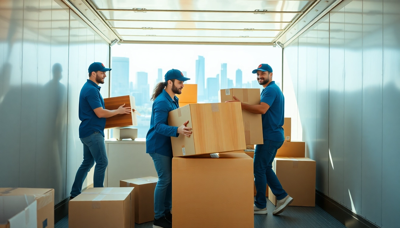 Movers at https://starvanlinesmovers.com efficiently handling furniture during a relocation.