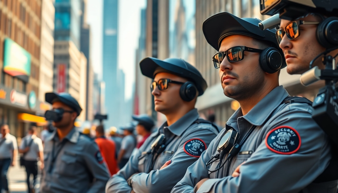 Security Company Cambridge providing vigilant services in a busy urban environment.