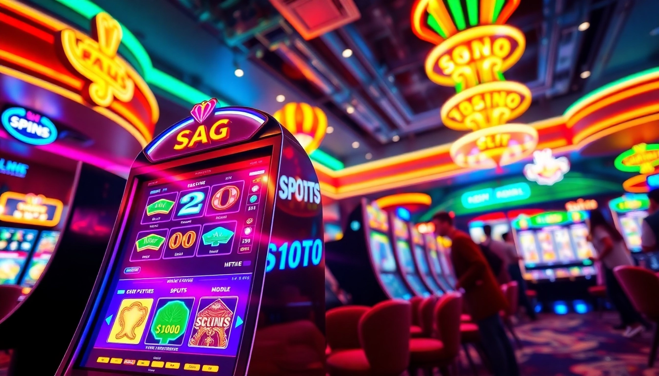 Experience thrilling gameplay at a vibrant pg slot machine with dazzling graphics and energetic atmosphere.