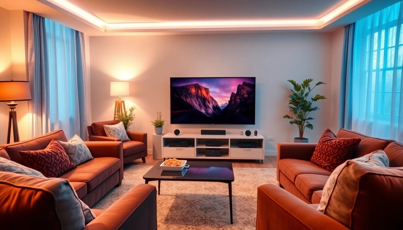 Configurer le Code iptv dans un salon accueillant pour une expérience de divertissement.
