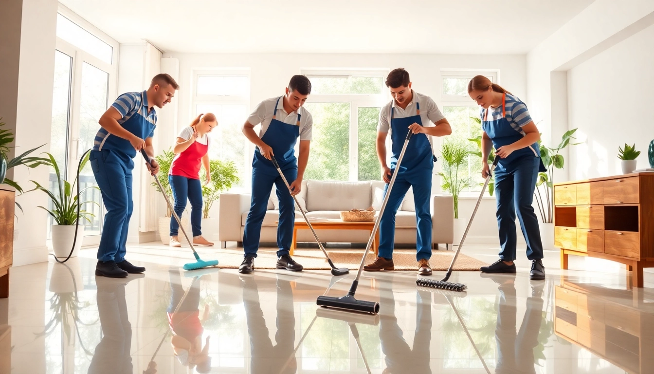 Efficient bond cleaning brisbane team sanitizing a luminous living area for optimal lease returns.